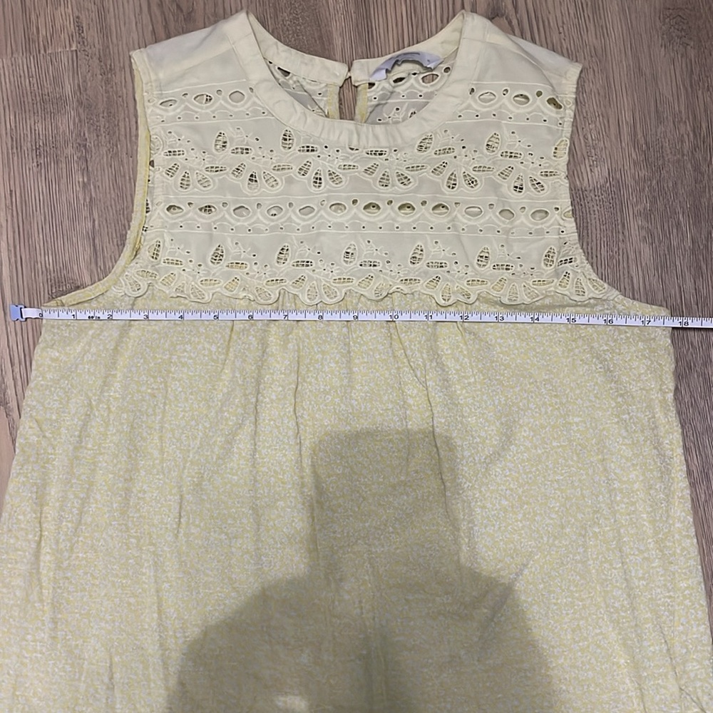Lucky Brand Yellow Lace Blouse - Picture 4 of 7
